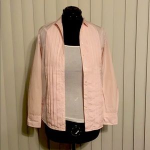 J.Crew  blouse tailored back and pleaded front